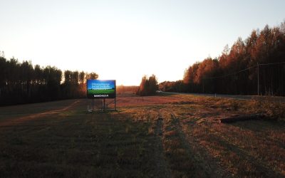 Tienvarsimainonta Kangasala